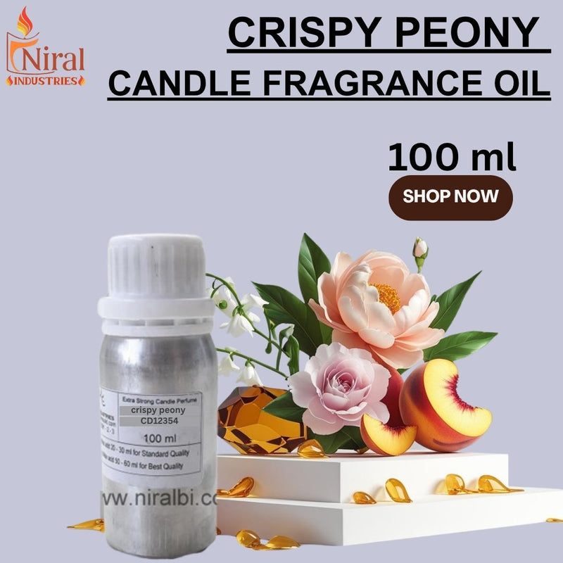 Niral’s Crispy Peony Candle Fragrance Oil (New)