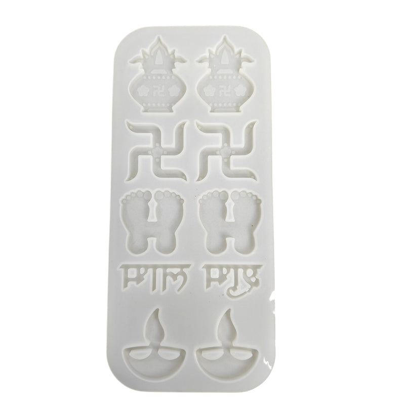 Resin Labh Shubh Silicone Mould - RC71302 Niral industries