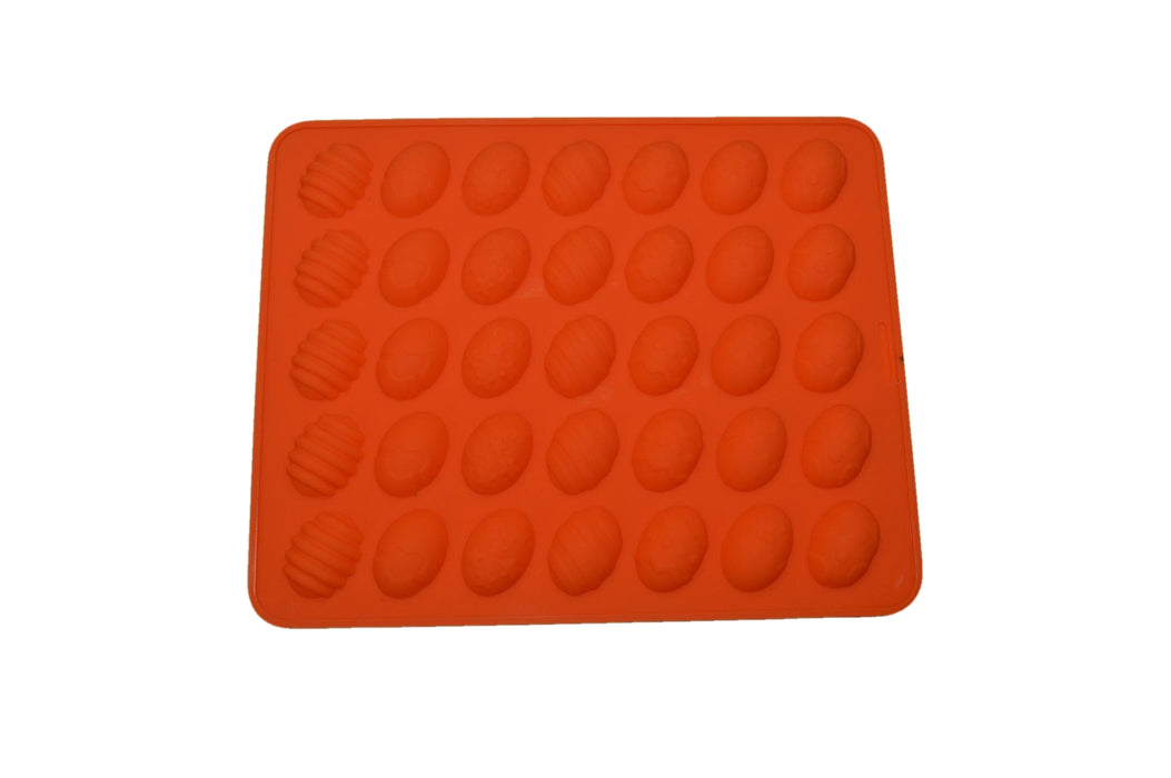 35 in 1 Egg Oval Silicon Soap Silicone Mould - SP32353