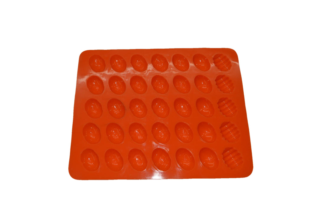 35 in 1 Egg Oval Silicon Soap Silicone Mould - SP32353