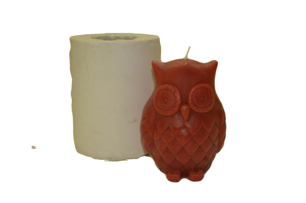 CL - Big Owl Silicone Candle Mould - SL620