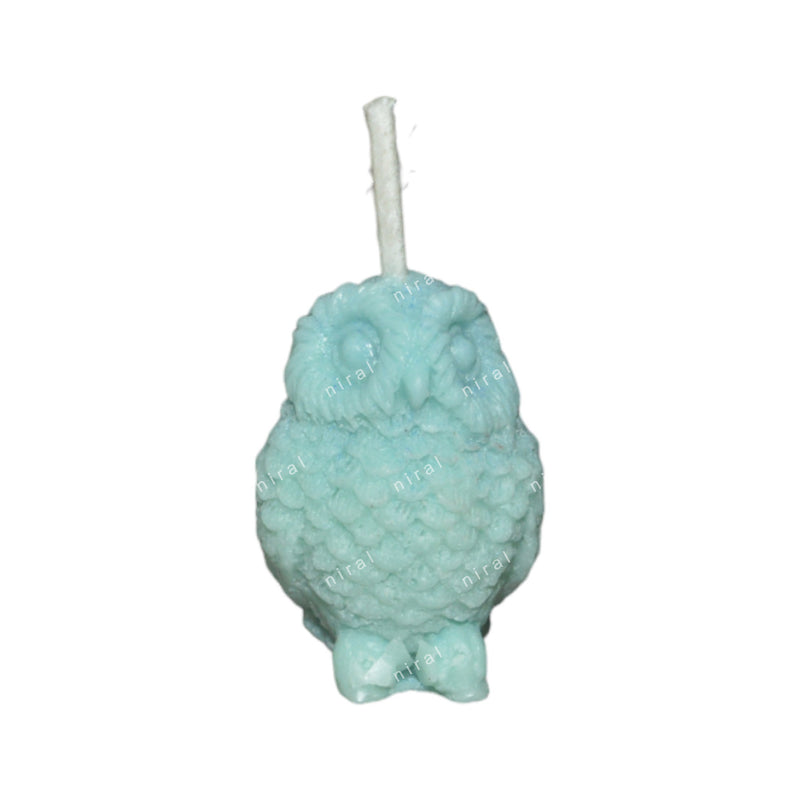 Tiny Owl 3D Silicon Candle Mould HBY917, Niral Industries.