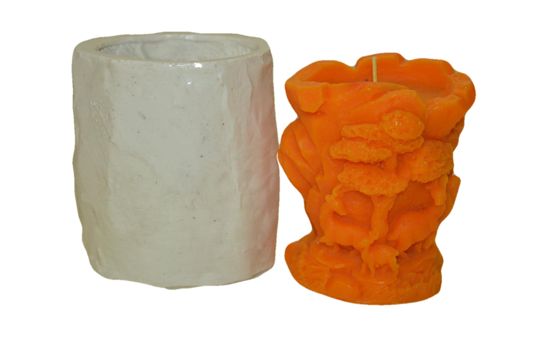 CL - Leaf & Deer Candle Silicon Mould - SL401