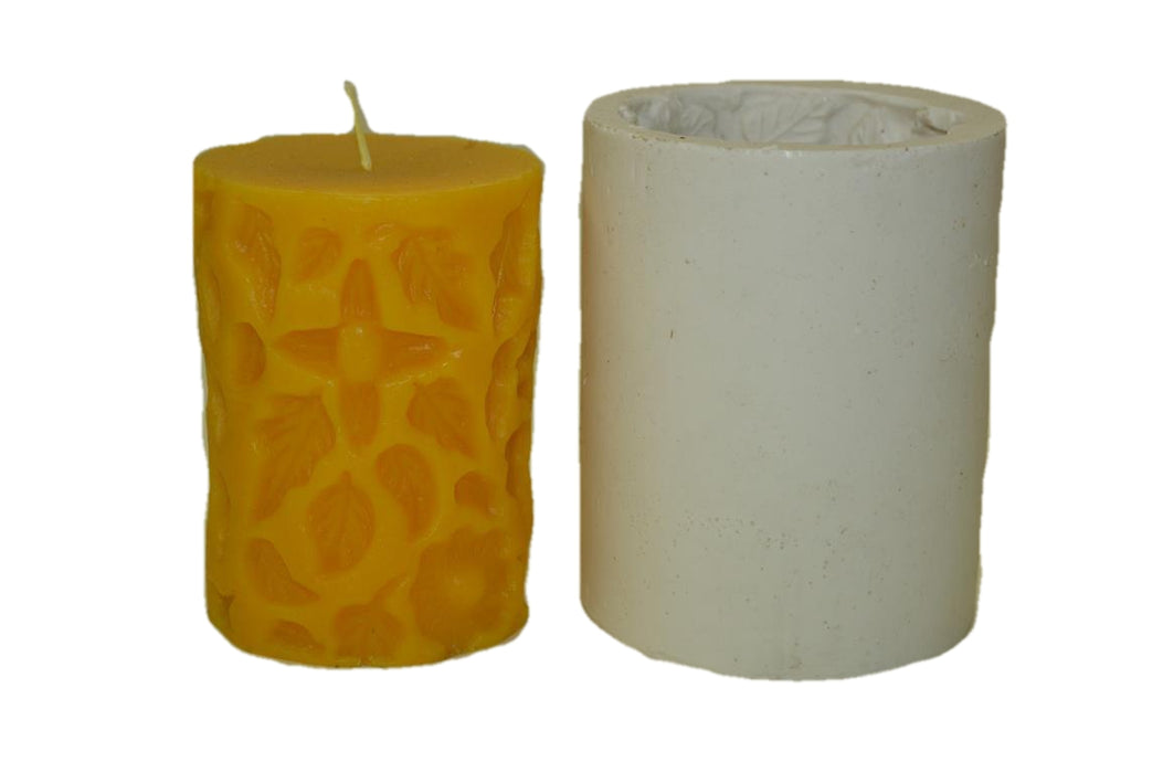 CL - Designer Pillar Candle Silicone Mould - SL399