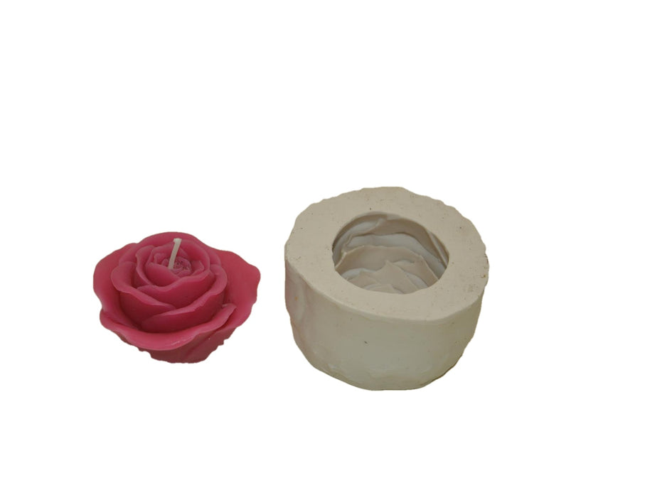 CL - Rose Flower Candle Silicone Mould - SL622