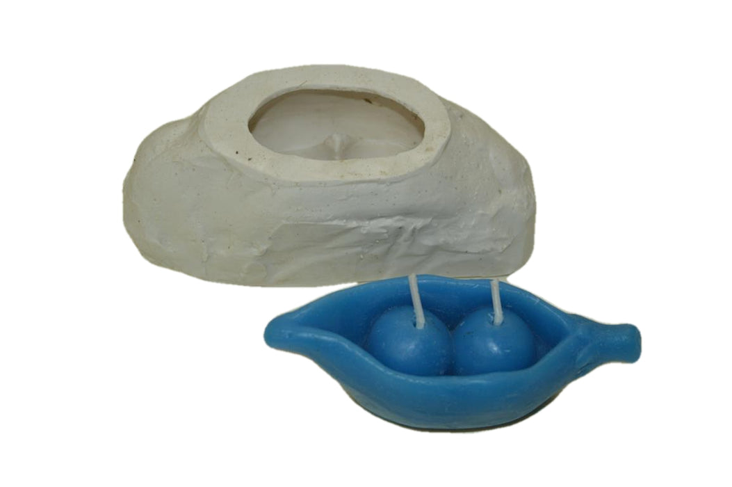 CL -  Skinned Green Peas Silicone Candle Mould - SL281