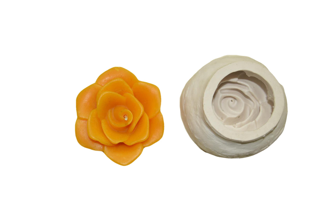 CL - Big Rose Flower Candle Silicone Mould - SL641