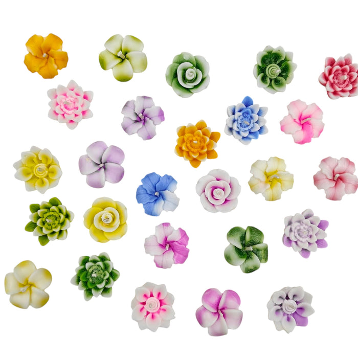 Flower Silicone Candle Mould HBY114, HBY158, HBY180, HBY183, HBY185 - Combo Deal ₹250 (Just ₹50 Each!)