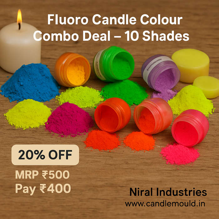 Fluoroscent Candle Colors Combo