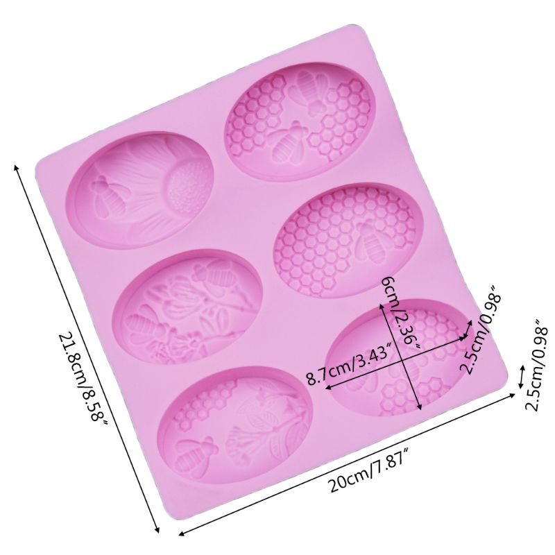 Oval Honey Comb Soap Mould SP32331 Niral industries