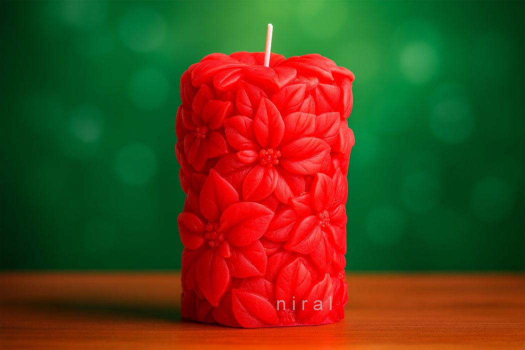 Daisy Medium Flower Design Candle Mould HBY322, Niral Industries