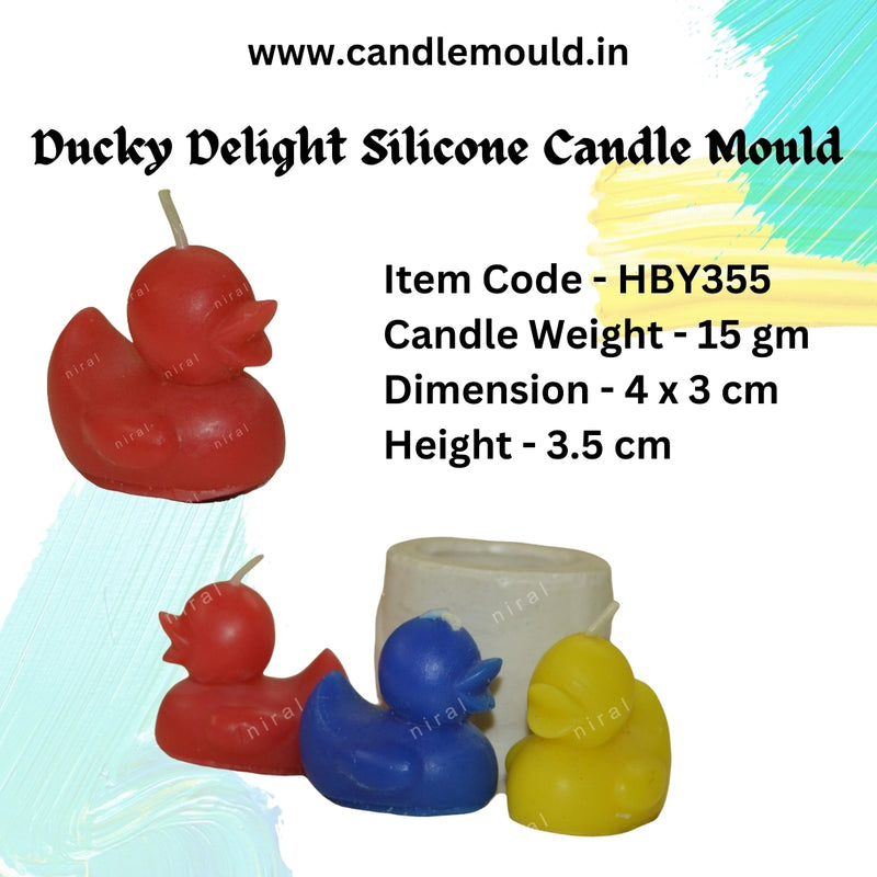 Ducky Delight Silicone Candle Mould HCM21806, Niral Industries