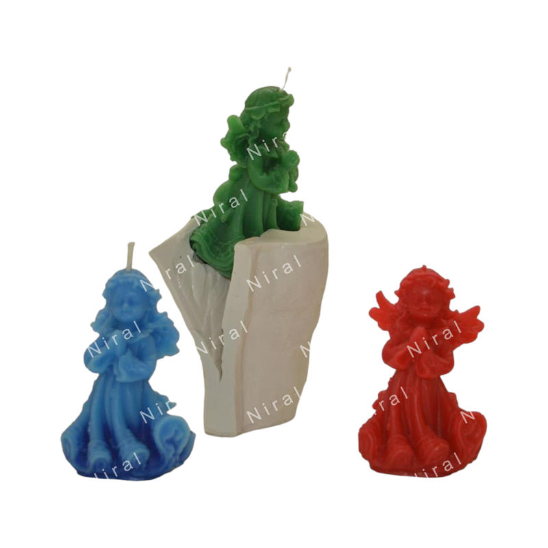 Divine Guardian Silicone Candle Mold HBY505, Niral Industries