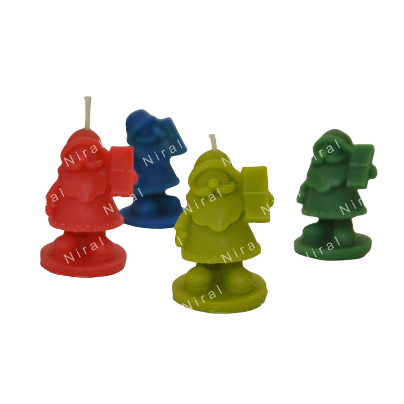 Merry Melody Santa silicone Candle Mold HCM22403, Niral Industries
