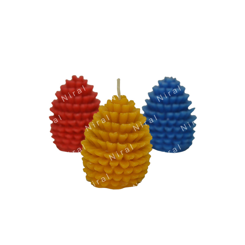 Majestic Pinecone silicone Candle Mold HCM22409, Niral Industries