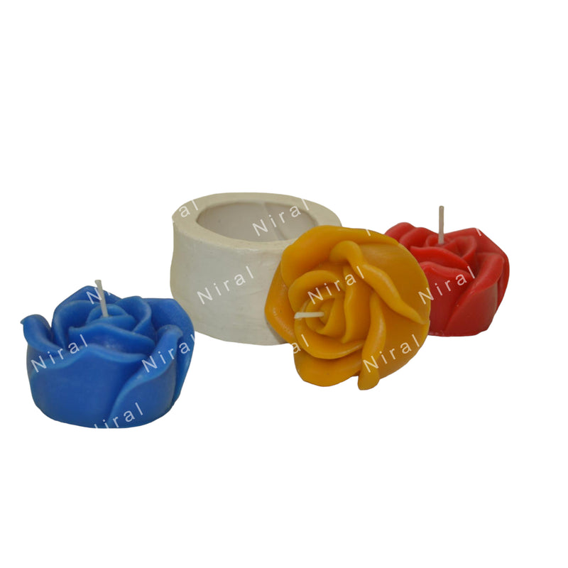 Regal Rose silicone Candle Mold HCM22309, Niral Industries