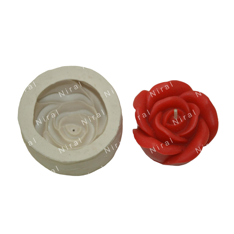 Regal Rose silicone Candle Mold HCM22309, Niral Industries