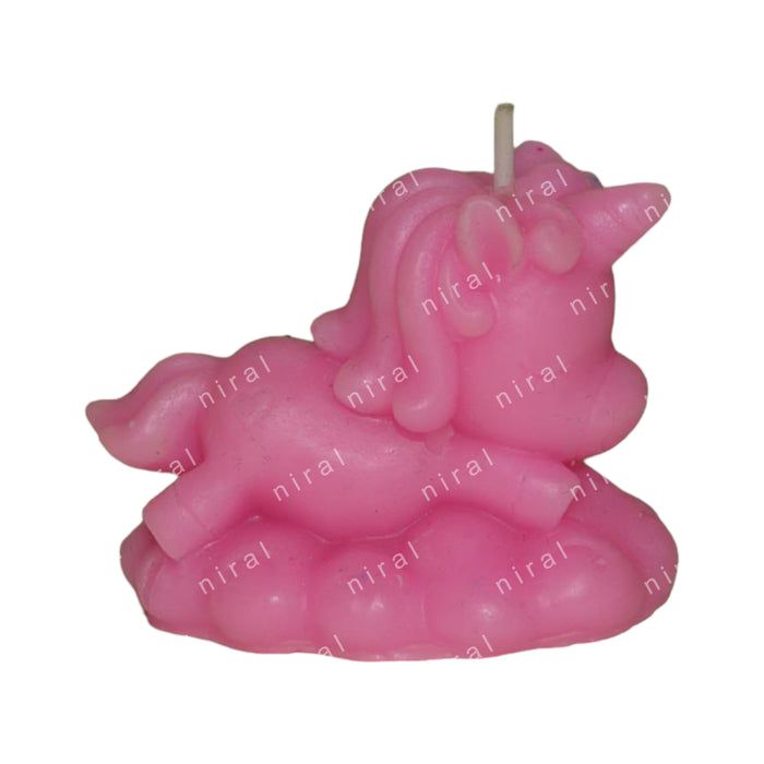 Running Unicorn Silicone Candle Mould HBY689, Niral Industries