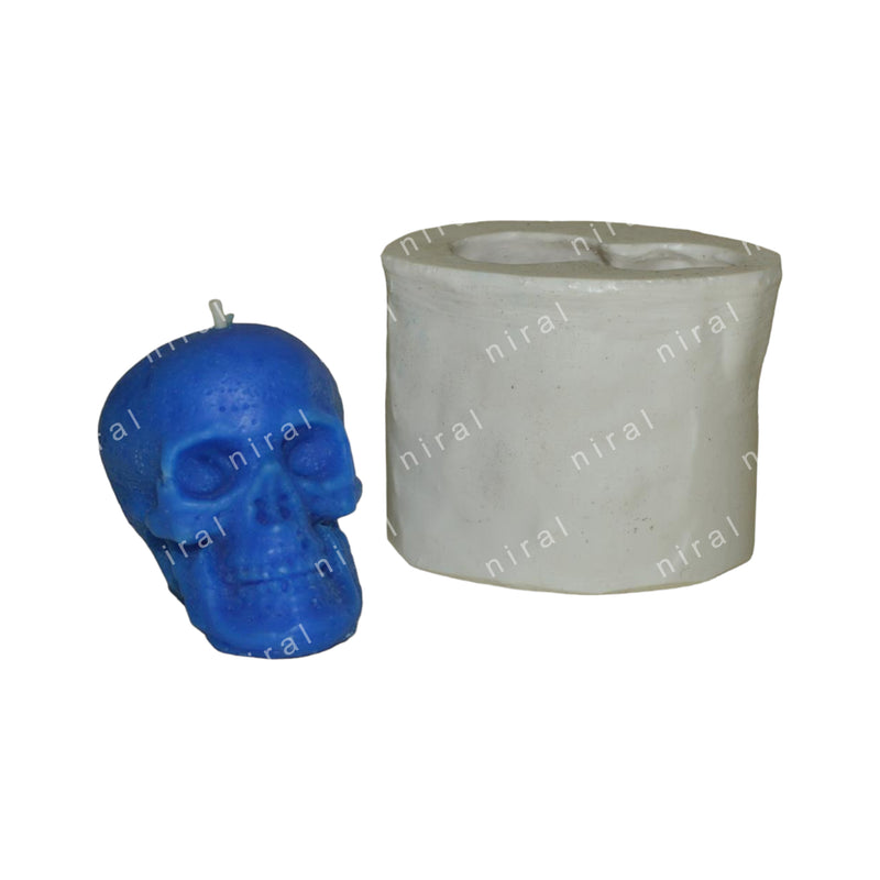 Small Skull Shape Silicone Candle Mould