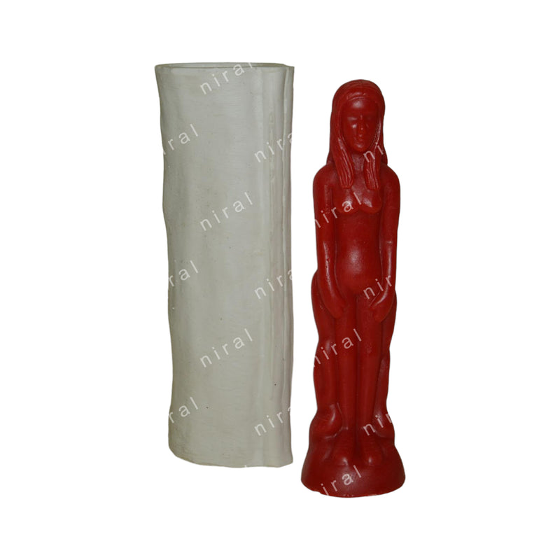 Women Shape Silicone Candle Mould HBY696, Niral Industries