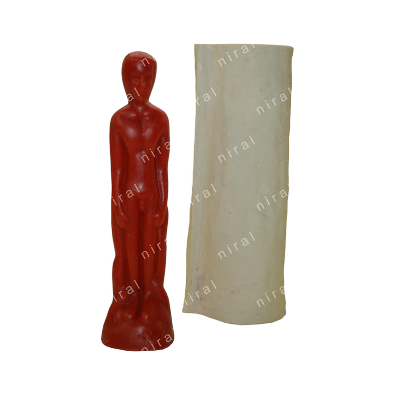 Men Shape Silicone Candle Mould HBY697, Niral Industries.