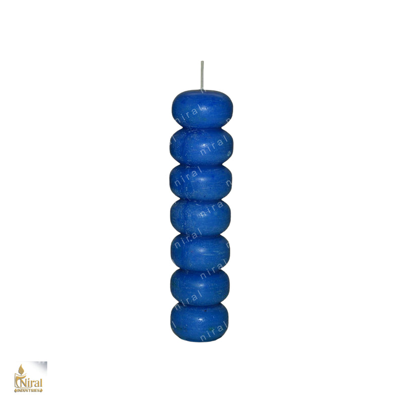 7 Knob Chakra Healing Silicone Candle Mould HBY712, Niral Industries.