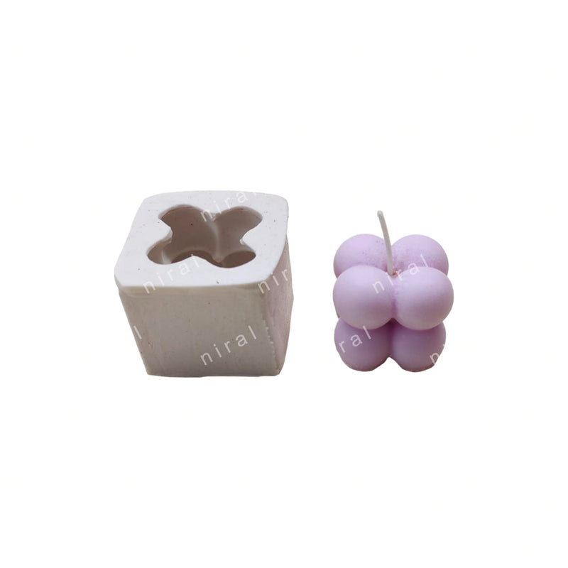 Niral Industries Small Bubble Thick, Stretchable & Durable Heavy Duty Silicone Candle Mould