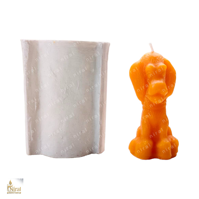 Loyal Doggie Silicone Candle Mold HBY735, Niral Industries