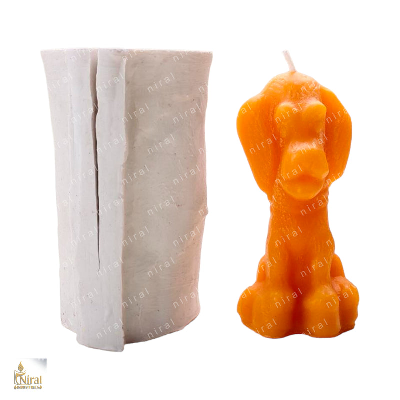 Loyal Doggie Silicone Candle Mold HBY735, Niral Industries