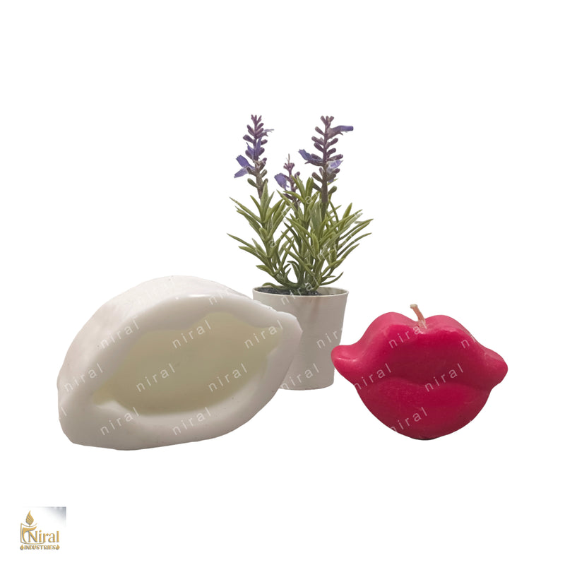 Flirty Kiss Silicone Candle Mold HBY737, Niral Industries