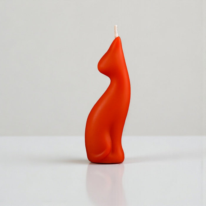 Graceful Cat silicone Candle Mould HBY746,Niral Industries