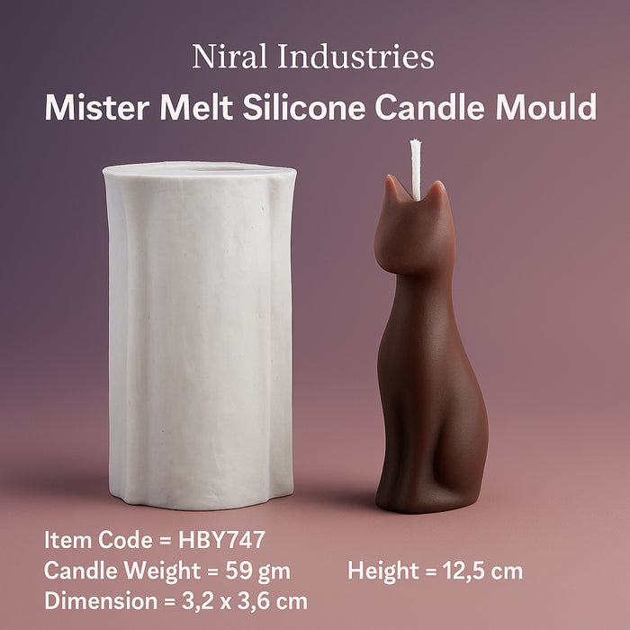 Mister Melt Silicone candle mold HBY747, Niral Industries