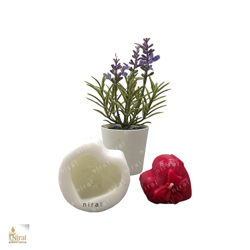 Gift Heart Silicone Candle Mould HBY775, Niral Industries