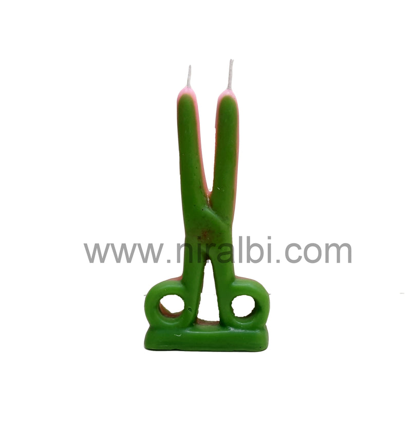Cord Cutting Scissor Silicone Candle Mold HBY791, Niral Industries