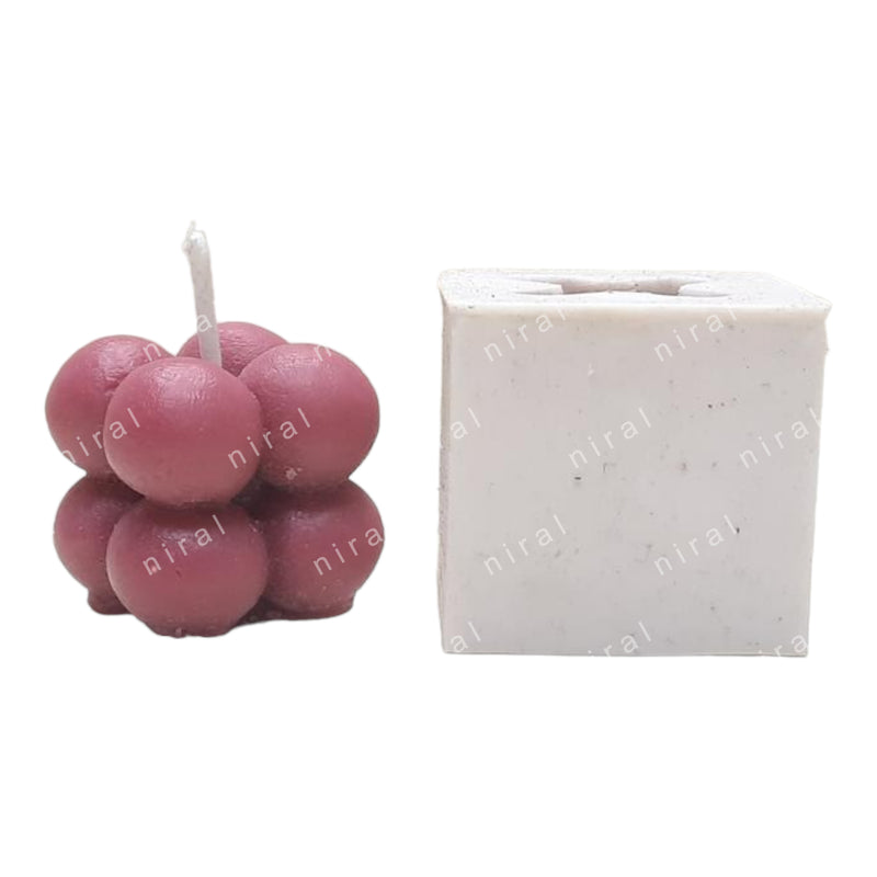 Mini Bubble Silicone Candle Mould HCM21803, Niral Industries