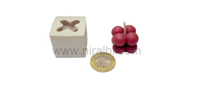 Mini Bubble Silicone Candle Mould HCM21803, Niral Industries