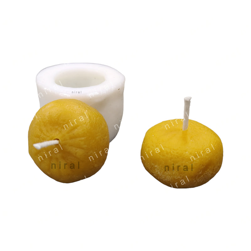 Medium Kandi Peda Essence Silicone Candle Mould HBY818, Niral Industries