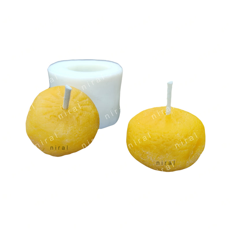 Medium Kandi Peda Essence Silicone Candle Mould HBY818, Niral Industries