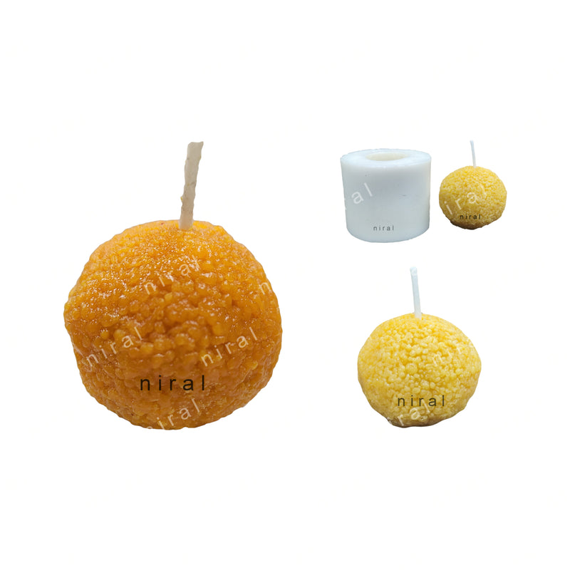 Motichoor Ladoo Silicone Candle Mould HCM21202, Niral Industries