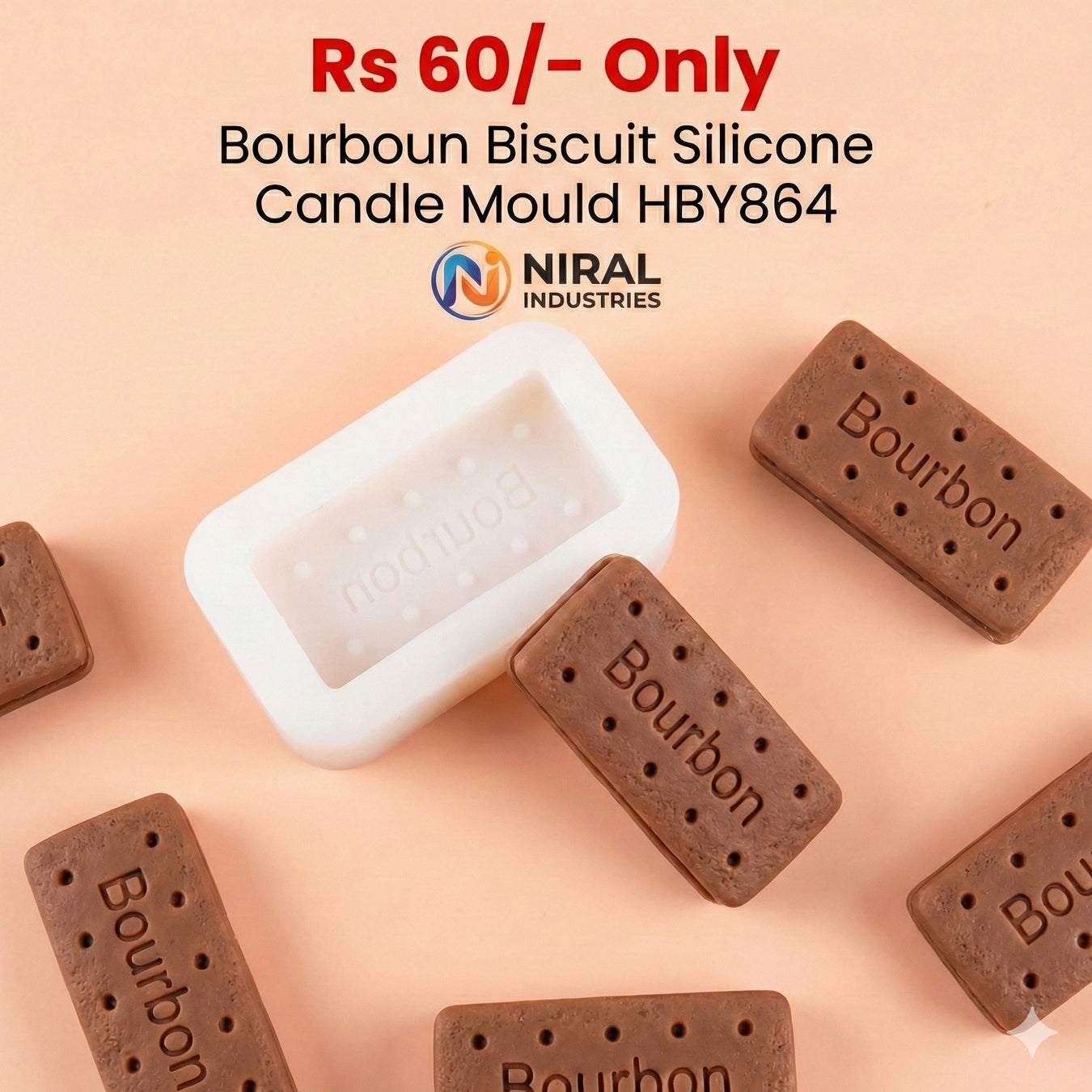 Cookies Candle Mould