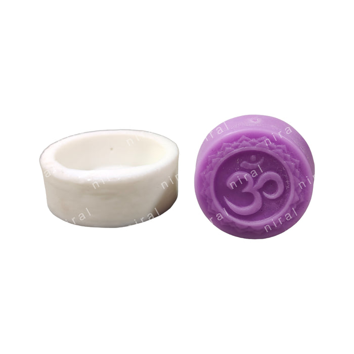 Crown Chakra Purple Colour Silicone Candle Mould HBY881, Niral Industries