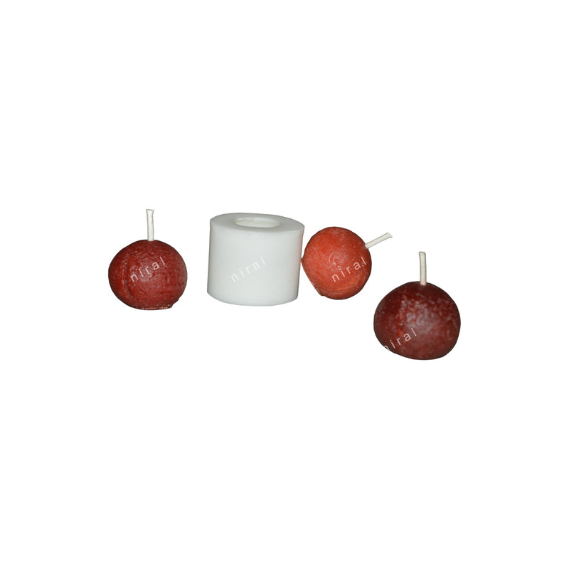 Niral Industries Delightful Gulab Jamun Silicone Candle Mould