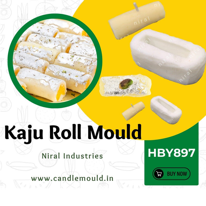 Kaju Roll Mould HBY897, Niral Industries.