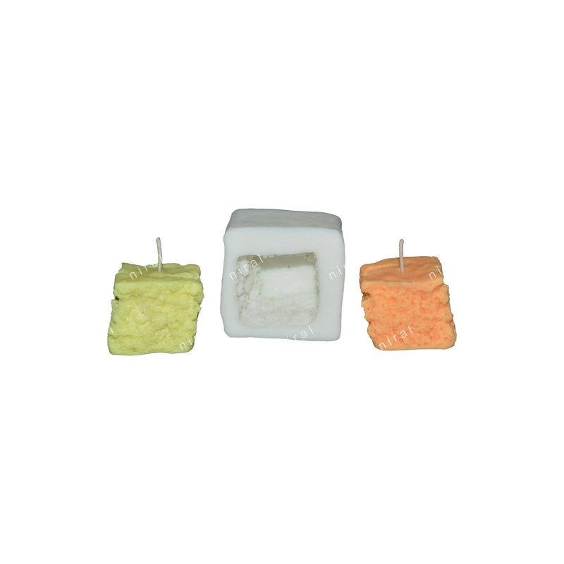 Steamy Dhokla Silicone Candle Mould HBY899, Niral Industries