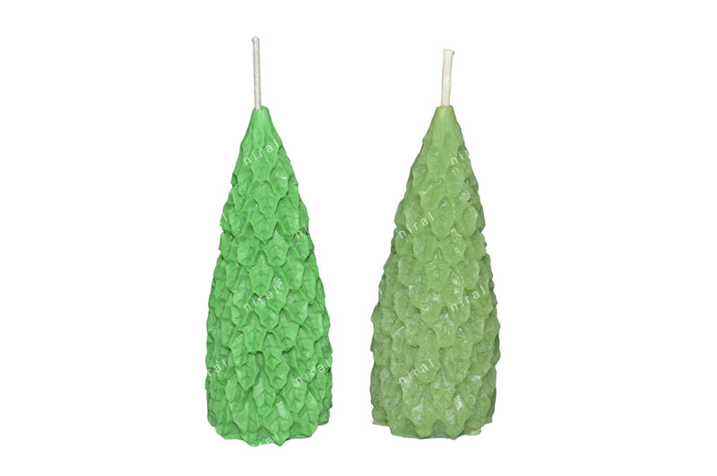 Tri - Dimensional Christmas Tree Silicone Candle Mould HCM22417, Niral Industries