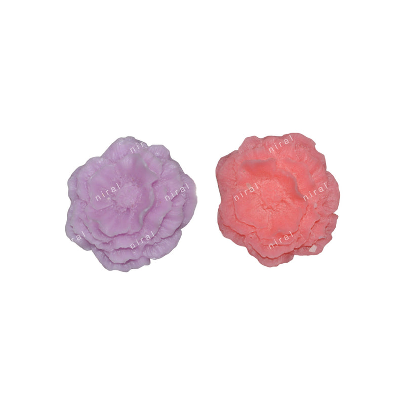 Carnation Peony Flower Silicone Mould HBY911, Niral Industries.