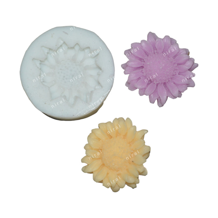 Sunflower Silicone Mould HBY912, Niral Industries.