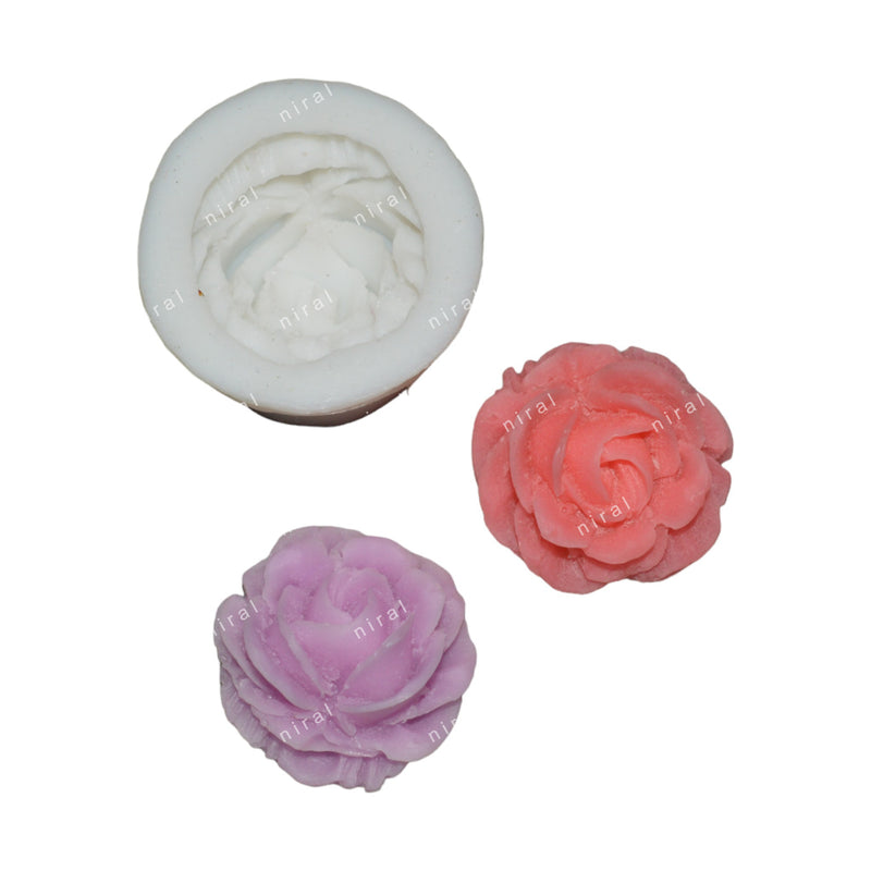 Rose Flower Silicone Mould HBY913, Niral Industries.