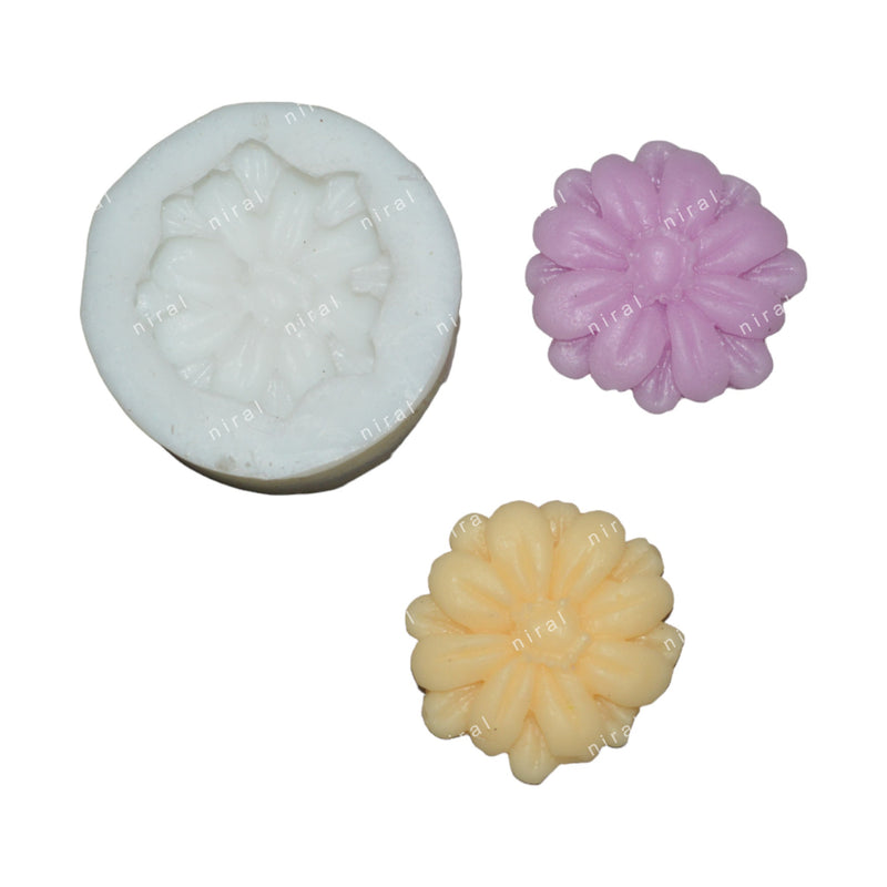 Flower Silicone Mould HBY915, Niral Industries.