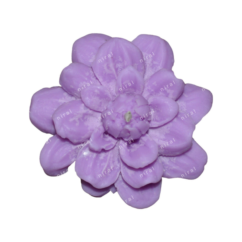 Lotus Flower Silicone Candle Mould HCM21728, Niral Industries.